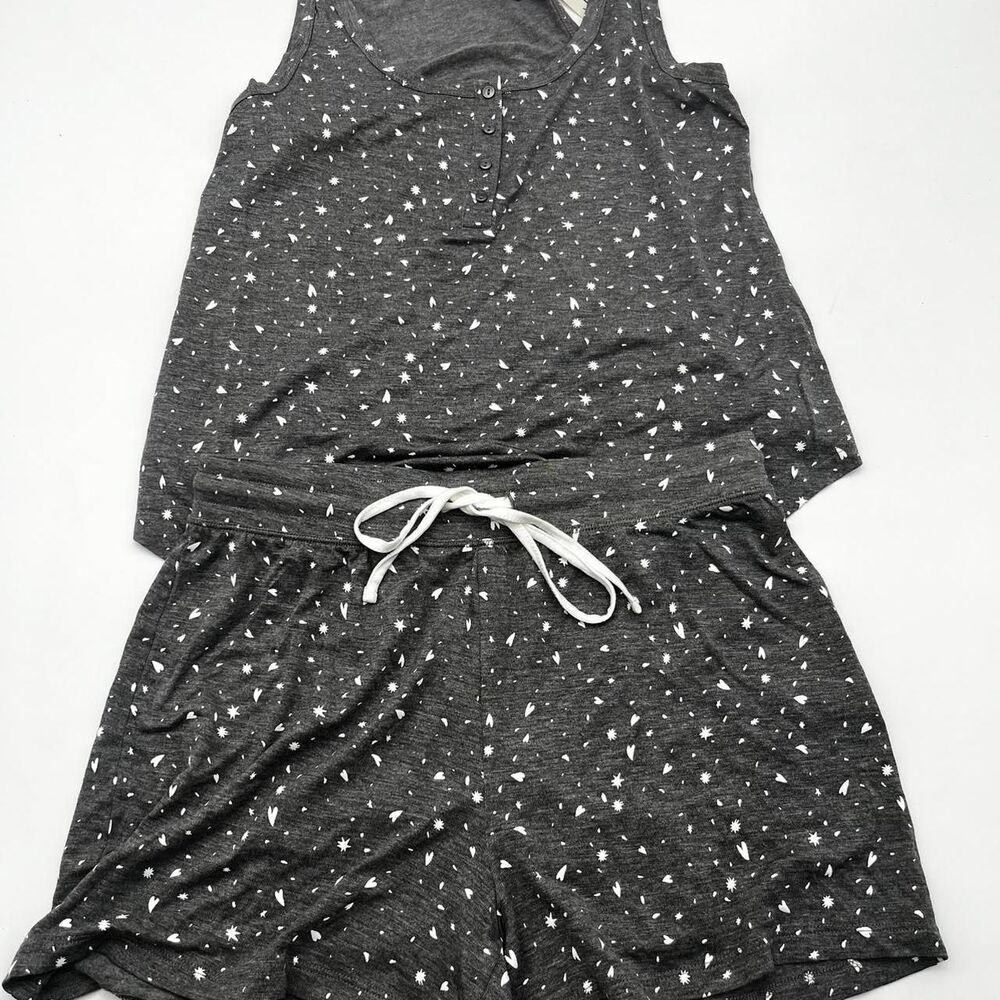 Jenni Women's White and Grey Pajamas